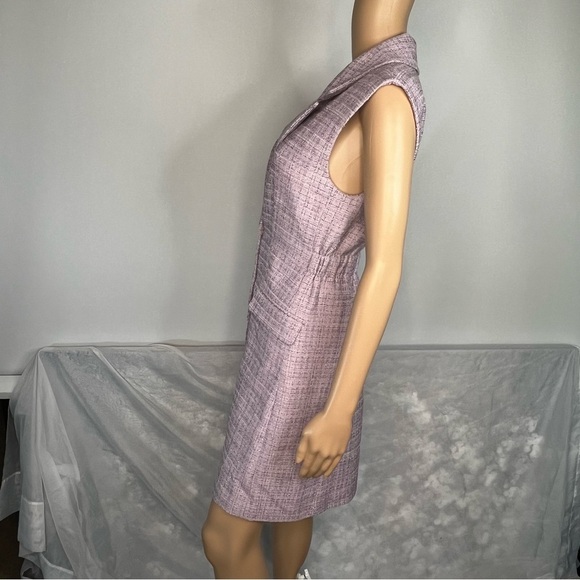 Taylor Tillman Tiff Sleeveless Coat Style Dress Lavender Medium - Picture 11 of 16